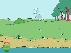 catch the ice cubes!