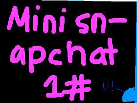Mini snapchat 1#