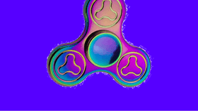 rainbow fidget spinner