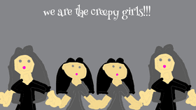 creepy girls