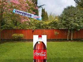 Mentos in a coke ORIGINAL