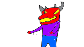 a dragon doing the floss