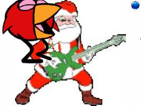 santa rockstar