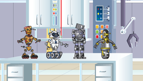 First ever animated robot friends!