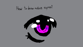 How to draw anime eyes (female//click to see next step)