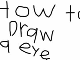 how to draw a eye