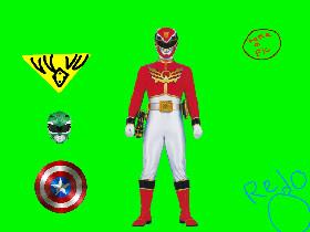 Make a power ranger