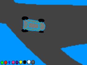 epic race car track with other color cars 1