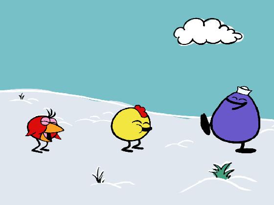 jumping in the snow