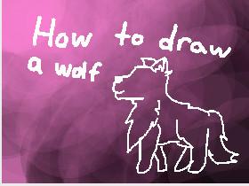How to draw a Wolf 1