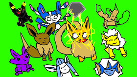 Eevee family picture year 2