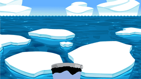 Snowflake catching game