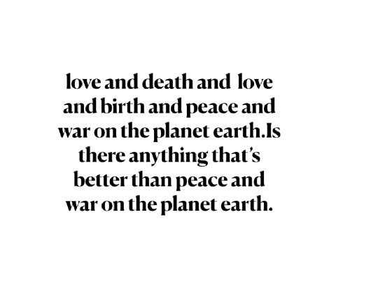 The planet earth *lyrics*