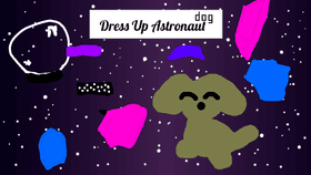 Dress up Astronaut dog