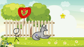 My dog’s play time