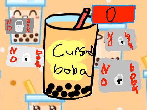 cursed boba tea clicker