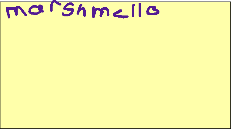 A talking marshmello