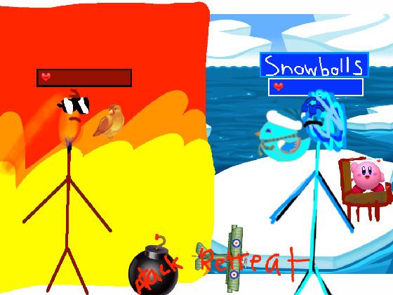 Fire VS Ice by:Fun-catz-STUDEOS