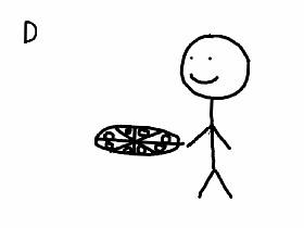 Pizza: a Fast doodle animation