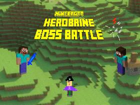 minecraft herobrine boss battle 1 1