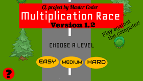 Multiplication Racing v1.2!