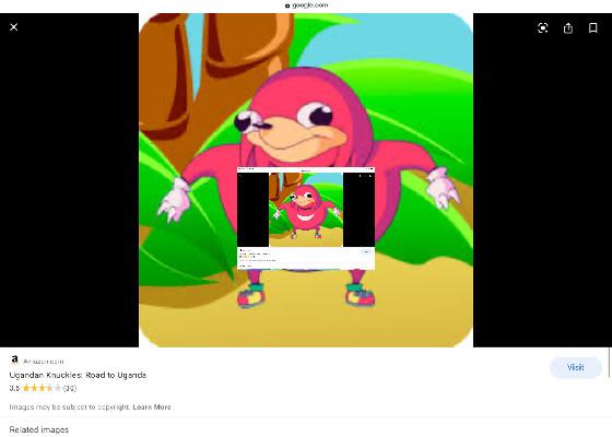 Don’t touch ugandan knuckles