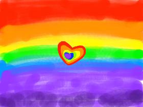 rainbow heart in the rainbow 7