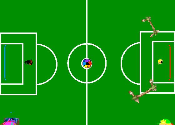 2-Player Team Sonic vs Team mario soccer 1 1
