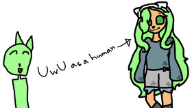 My UwU as a human  contest entry!