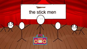 the stick men
