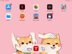 my home screen for now (post by wolf girl)