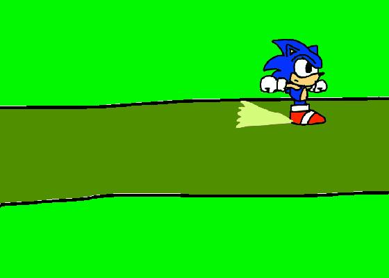 Sonic running simulater
