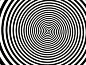 look in the middle