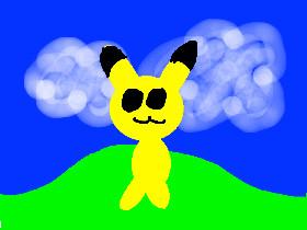 playing with pikachu