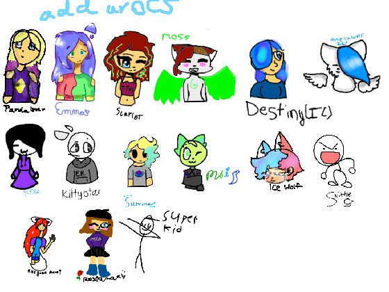 Add your oc’s! 1 1