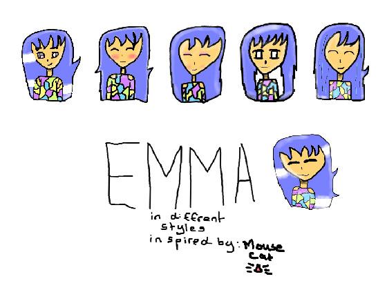 Emma in diffrent styles
