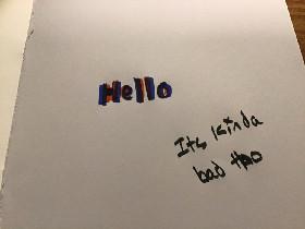 glitch write how to thing