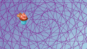 Twirly cupcake