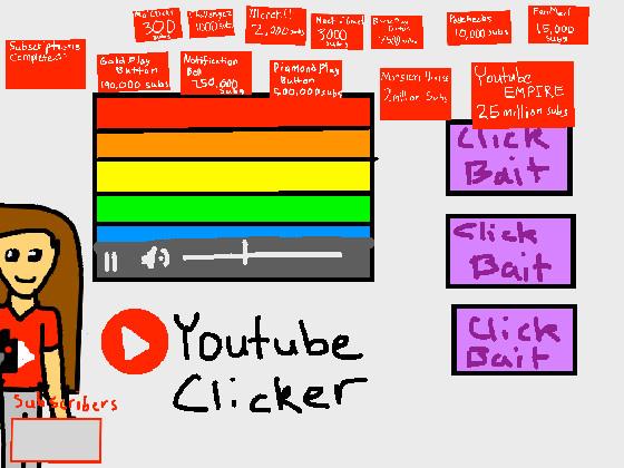 Youtuber Clicker 🎬💻🔔 1 1