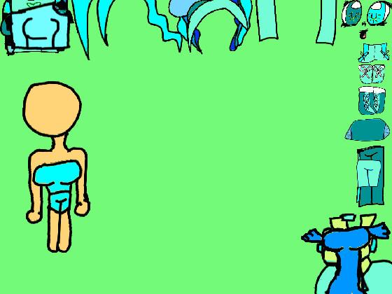 | Cyan dress up! |
