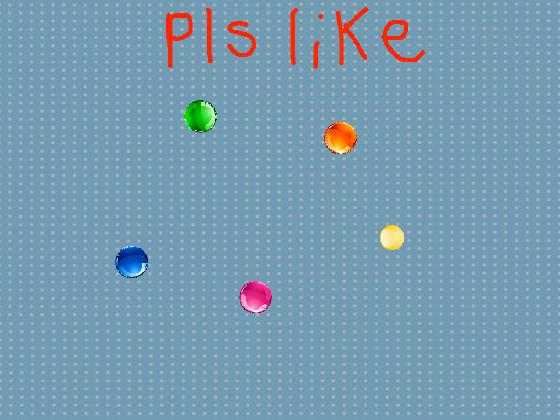 Falling color ball