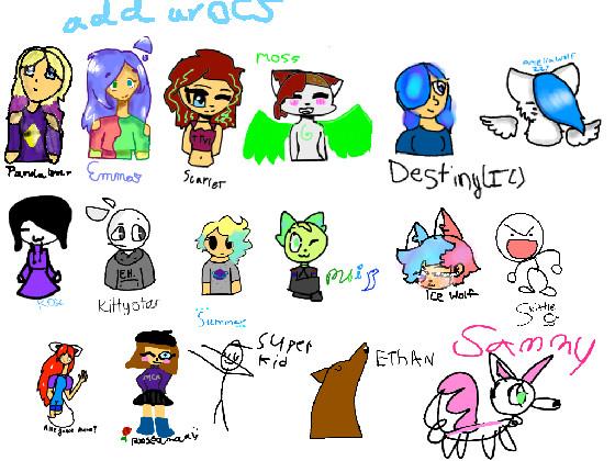Add your oc’s! 1 1 1 1