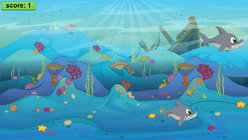 Big shark eat small shark