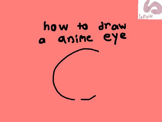how draw a anime eye