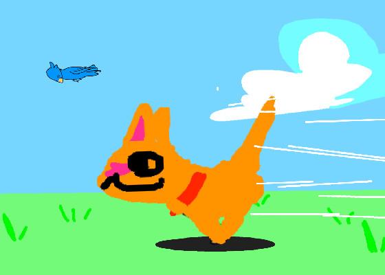 Cat running animation