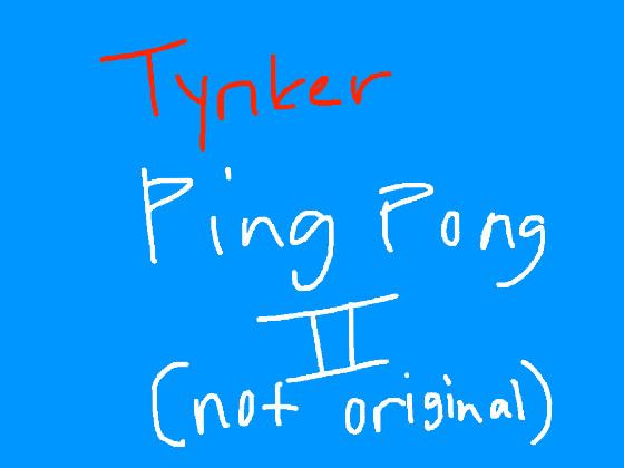 Tynker Ping Pong 2