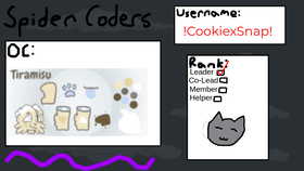 RE For Spider/NW: ~Spider-Coders Signups!~