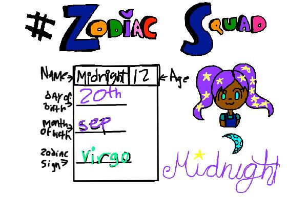 #Zodiac Squad Sign-ups 1