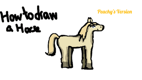 How to draw a horse ( detailed )