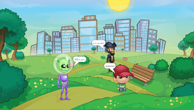 Alien came into earth run!